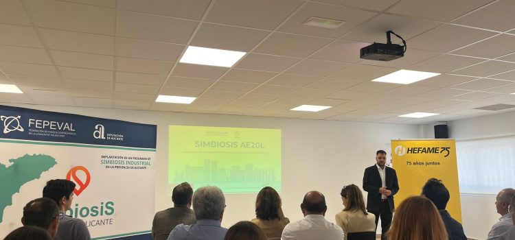 La simbiosis industrial posibilitaría 1.447 proyectos comunes y un ahorro de 22 millones en Alicante